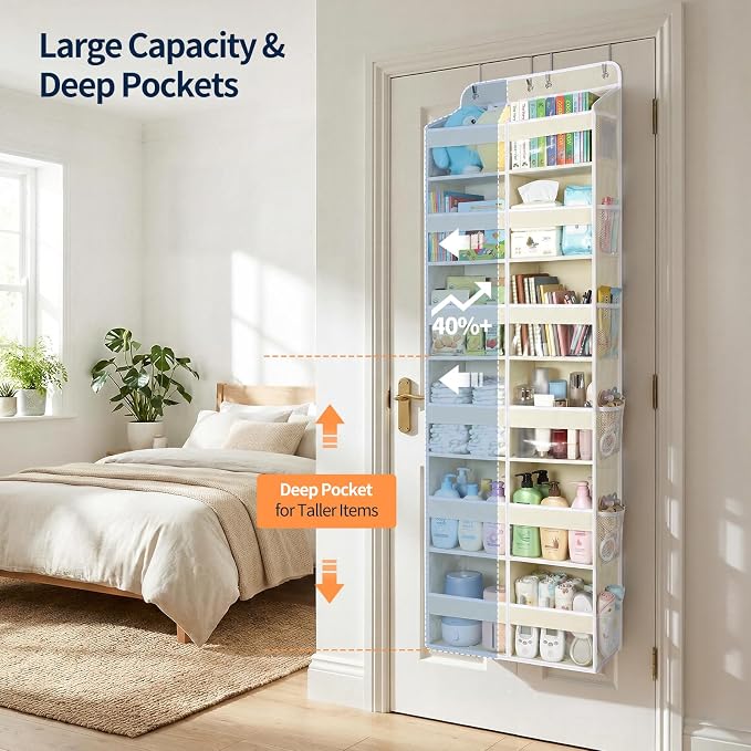Yecaye 6 Tier Over The Door Organizer, Door Organizer - Image 5