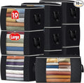 90L Clothes Storage, Foldable Thick Fabric Blanket Storage Bags | Foldable by Fabtotes