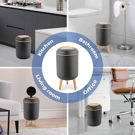 Pukomc Smart Sensor Wastebasket, Convenient and Hygienic Easy to Use | - Image 8