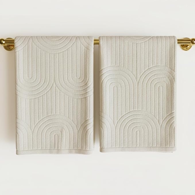 Decorative Hand Towels Set of 2 by KIBAGA