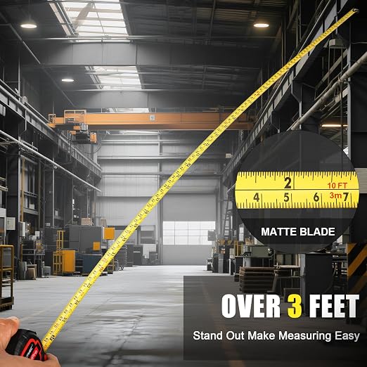 HAUTMEC 3pc Small Mini Tape Measure 10ft, Keychain Measuring, Metric and - Image 5