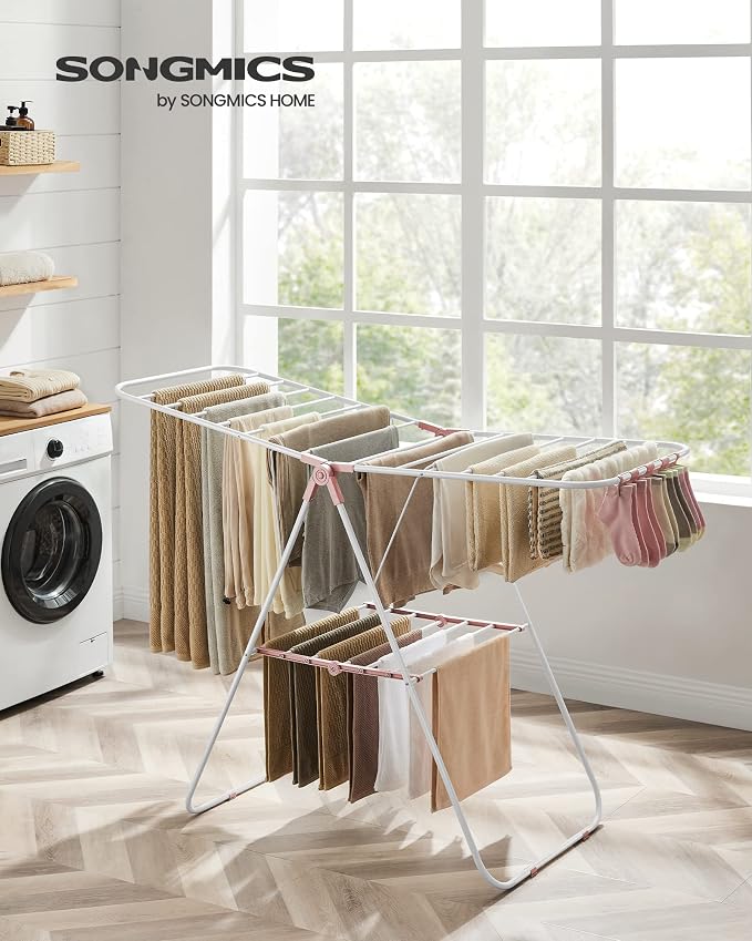 SONGMICS Clothes Drying Rack, - Image 2