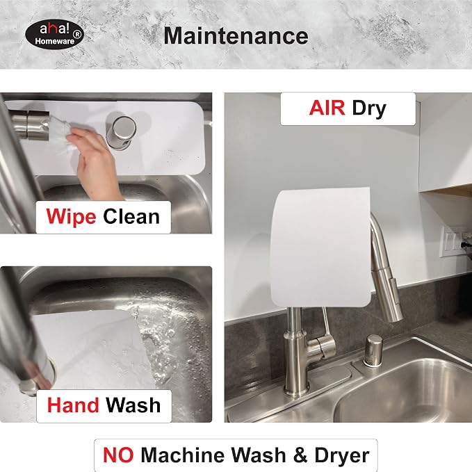 Customizable Faucet Mat Kitchen: AHA HOMEWARE Diatomite Rubber Kitchen Sink - Image 6