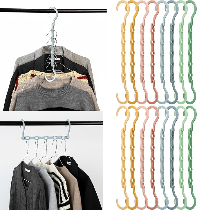 Mr. Pen- Space Saving Hangers, 360° Rotating Hooks | Magic Cascading Hanger by MrPen