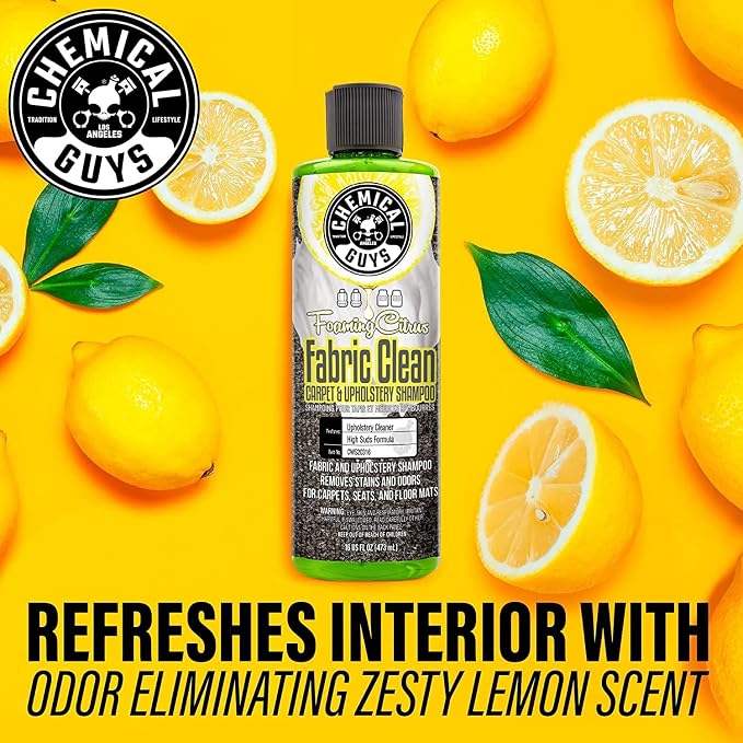 Chemical Guys, Foaming Citrus Fabric & Carpet Cleaner, Seats & Mats, 32 oz | - Image 2