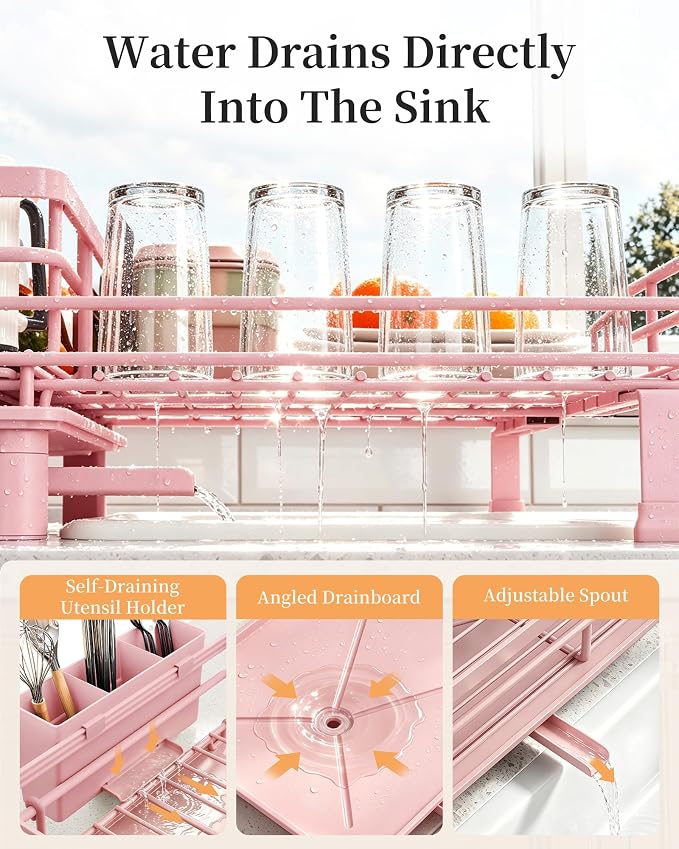SAYZH Expandable Dish Drying Rack - Image 5