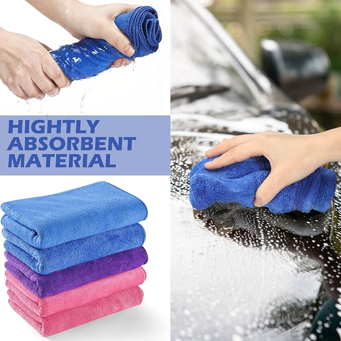 SmoothNovelty 5 Pcs Extra Large Microfiber Cloth 30" x 20" Large Floor - Image 5