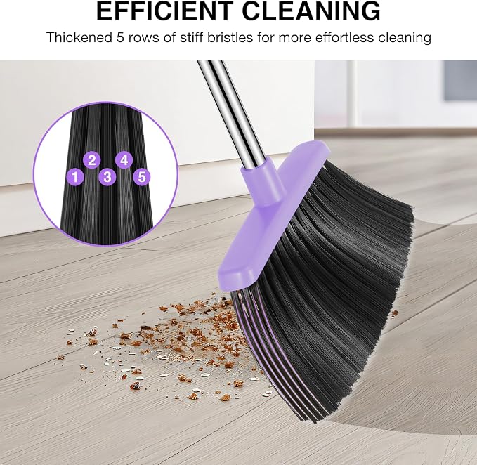NACENA Broom and Dustpan Set - Image 6