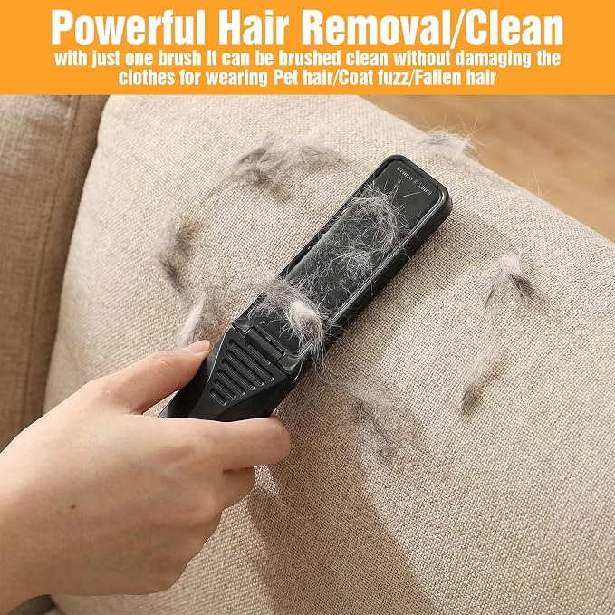 4 Pack Foldable Lint Brush for Clothes, Portable Travel Size Lint Remover Brush - Image 5
