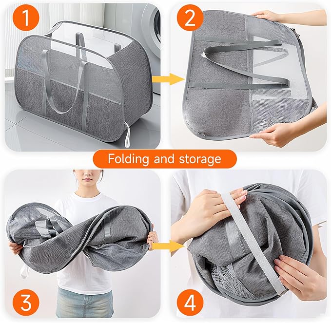 Tsmall bear Foldable Laundry Basket - Image 9