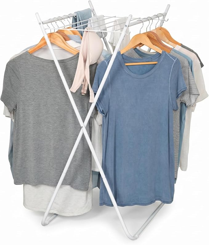 Honey-Can-Do Easy-Fold Collapsible Clothes Drying Rack, Sturdy Metal Laundry by Honey-Can-Do