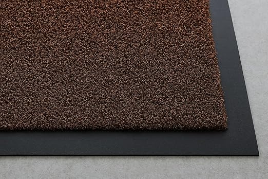 Guardian Silver Series Indoor Walk-Off Floor Mat, Vinyl/Polypropylene, 6'x60', Walnut