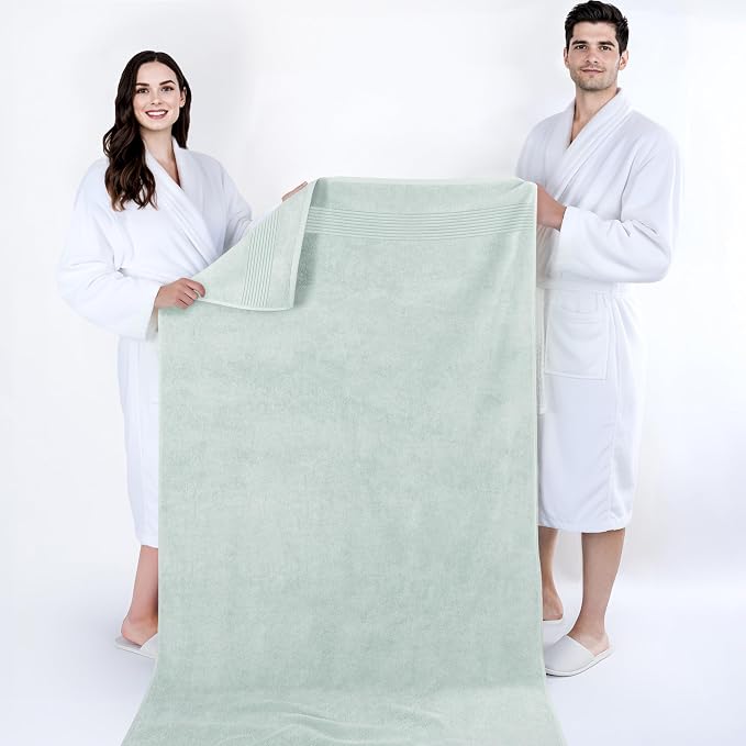 Cotton Paradise 100% Cotton Turkish Towel Set, Soft Absorbent Quick Dry - Image 5