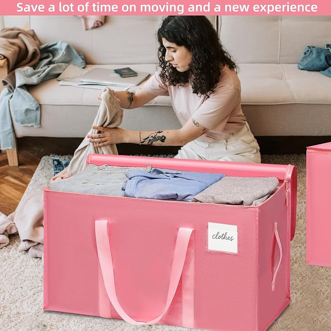 Moving Bags Heavy Duty Bubblegum Pink – Large Packing Bags - Image 4