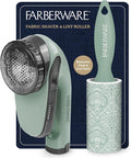 Farberware Fabric Shaver & Lint Roller Set, Portable | Sticky sheets lift pet by BestBrands