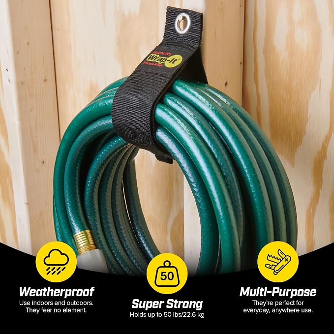 Heavy-Duty Wrap-It Storage Straps, Rope and - Image 2