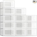 SEE SPRING X-Large Shoe Storage Box Fit Size 11, Space Saving Foldable Shoe by SEESPRING