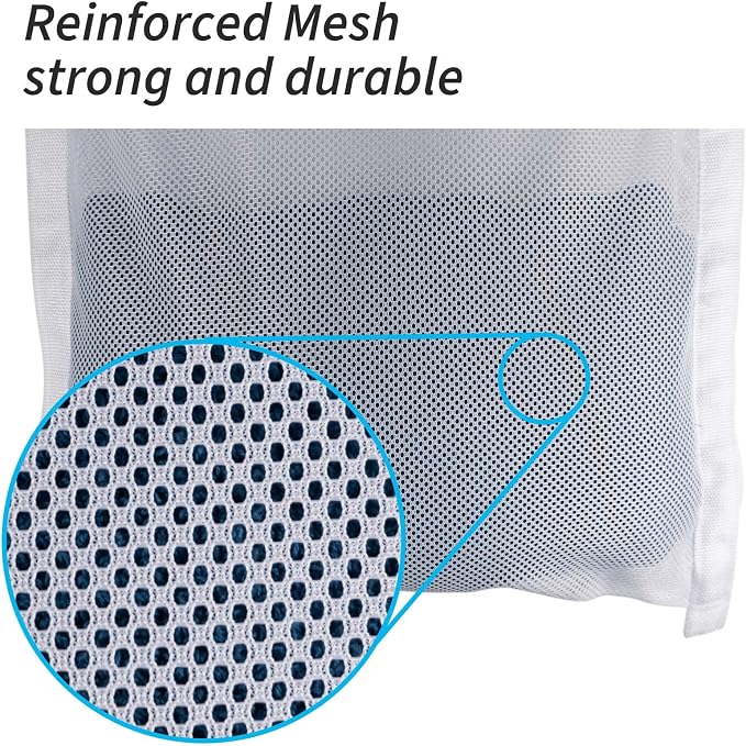 Over Door Large Mesh Laundry Hamper Bag - Image 4