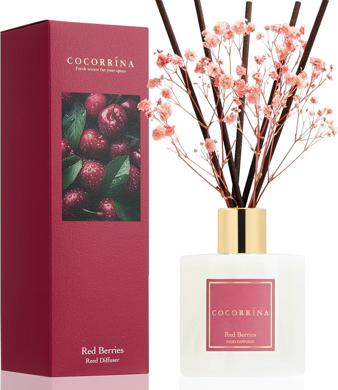 Reed Diffuser - Red Berries 6.7 fl oz Reed Diffuser by COCORR%C3%8DNA