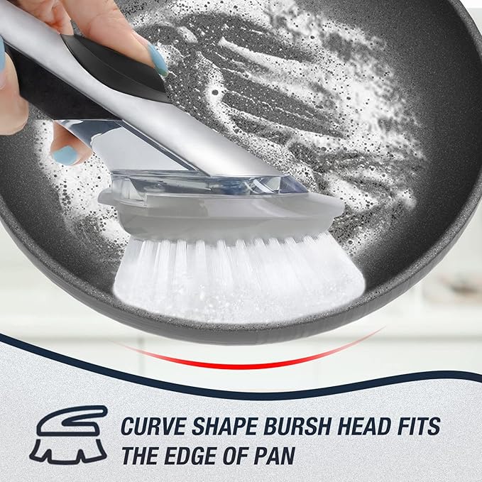 Brush Refills for OXO Dish Brush | 8 Pack Dish Brush Cleaning Soap Dispensing - Image 2