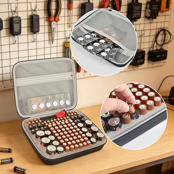 Comecase Battery Organizer Storage Box - Image 4