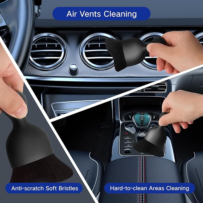 Qydipclin 7pcs Windshield Cleaner Tool Car Window Cleaning Wash Kit - Image 6