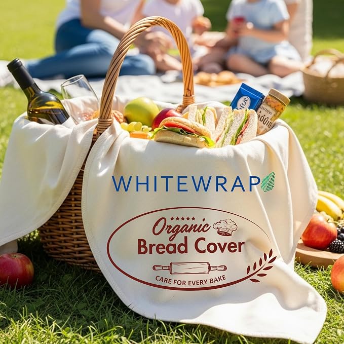 WHITEWRAP Flour Sack Towels for Bread Dough Proofing – Unbleached, Thick - Image 8