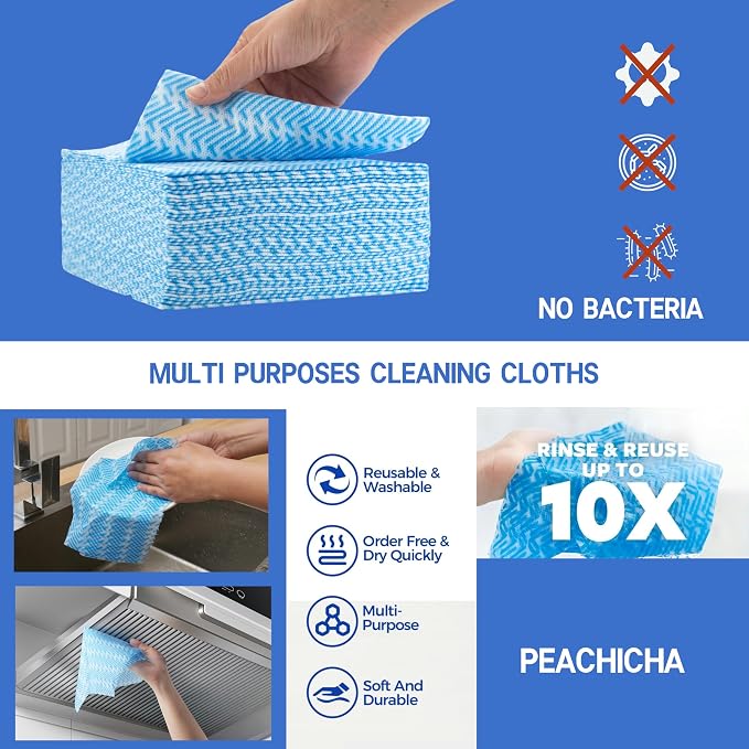 Reusable Cleaning Cloths Handi Wipes Reusable Cloths Disposabel Dish Towels Dry - Image 7