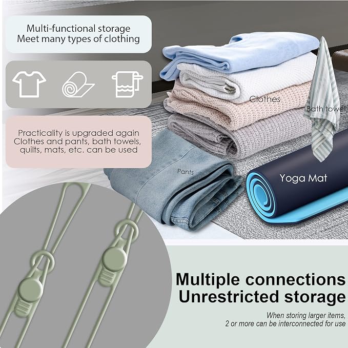 Silicone Cable Ties, Cord Organizer Cable Management | Reusable Cord Ties - Image 5