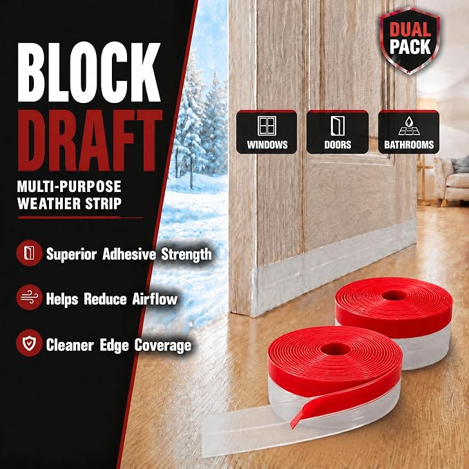 Clear Weather Stripping Seal Strip - Image 2