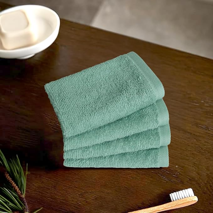 Amazon Basics Highly Absorbent, Soft & Durable 100% Cotton Washcloths - Image 9