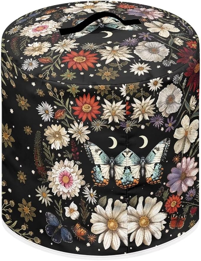 Butterfly Dust Cover Instant Pot Heavy Duty Waterproof Dust Pressure Cooker Cover Case for Instant Pot Pressure Cooker Instant Pot Appliance Covers Pressure Cooker Size S