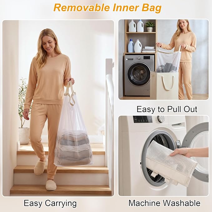 efluky Slim Laundry Hamper - Image 4