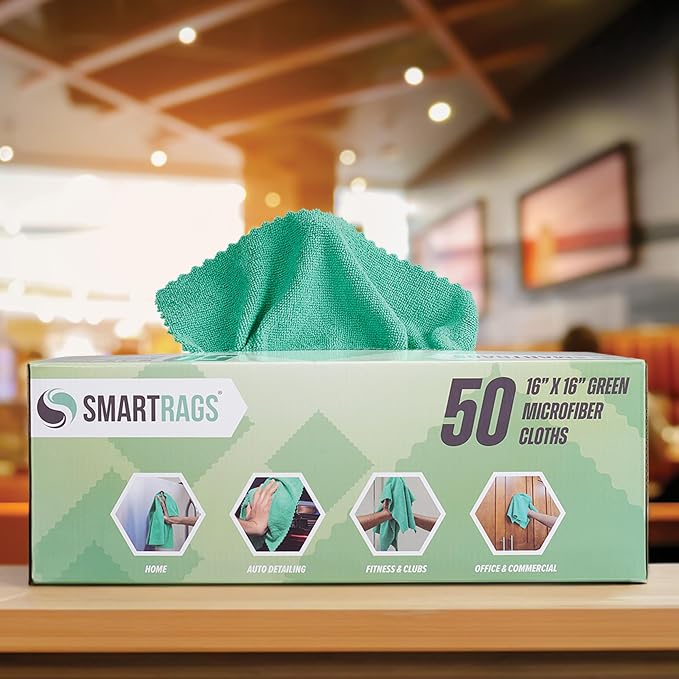Arkwright Smart Rags Microfiber Cleaning Cloths, Lint Free 215 GSM Reusable - Image 5