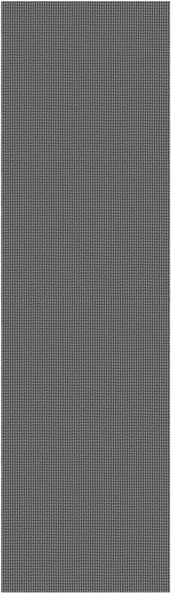 IOHOUZE Washable Runner Rug 2x10 Non Slip Rubber Backed Long Hallway Runner Entryway Runner Indoor, Kitchen Rugs Woven Cotton Floor Carpet for Hall Entrance, Dark Grey
