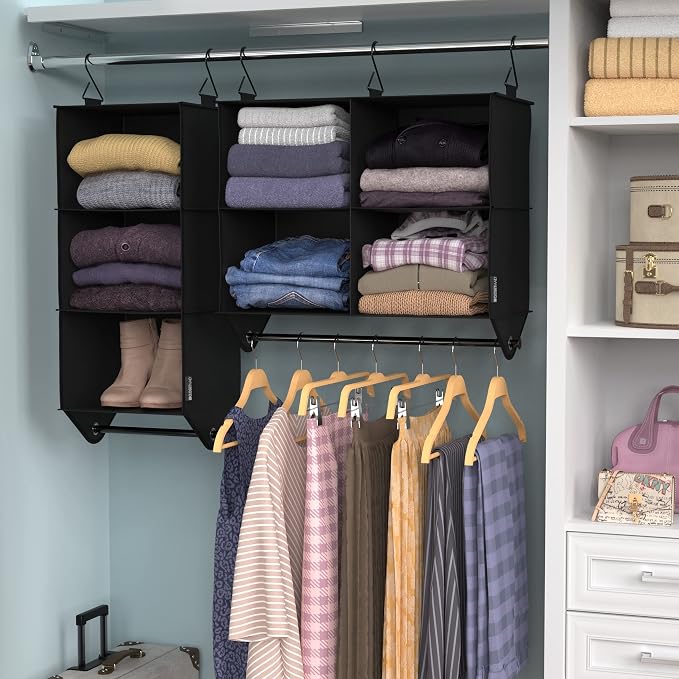 ClosetMaid 4-Shelf Fabric Hanging Closet Organizer - Image 8