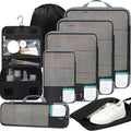 BAGAIL 4 Set/6 Set/8 Set Compression Packing Cubes Travel Accessories by BAGAIL