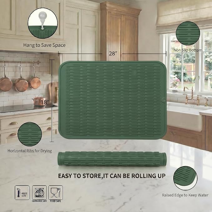 MicoYang Silicone Dish Drying Mat - Image 2