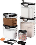 ProKeeper+ Airtight Food Storage Container Set – Clear Plastic Flour and Sugar by Unknown