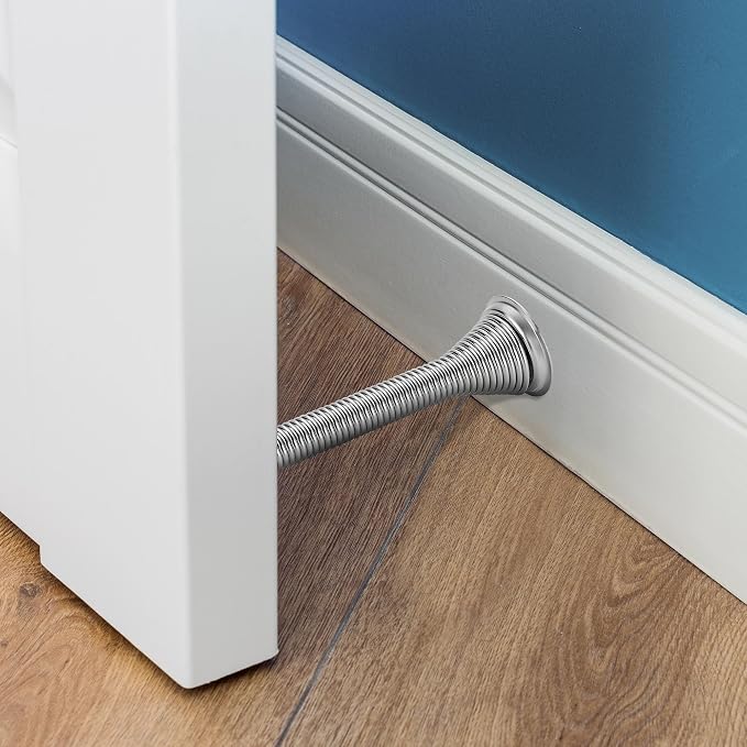 Ravinte Door Stoppers, 18 Pack Satin Nickel Spring Door Stops | Stoppers - Image 7