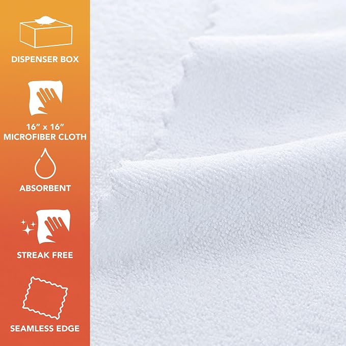 Arkwright Smart Rags Microfiber Cleaning Cloths, Lint Free 215 GSM Reusable - Image 2