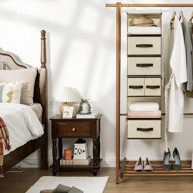 GRANNY SAYS Hanging Closet Organizer, 5 Drawers, 6 Shelves, 6 Pockets | Hanging - Image 9