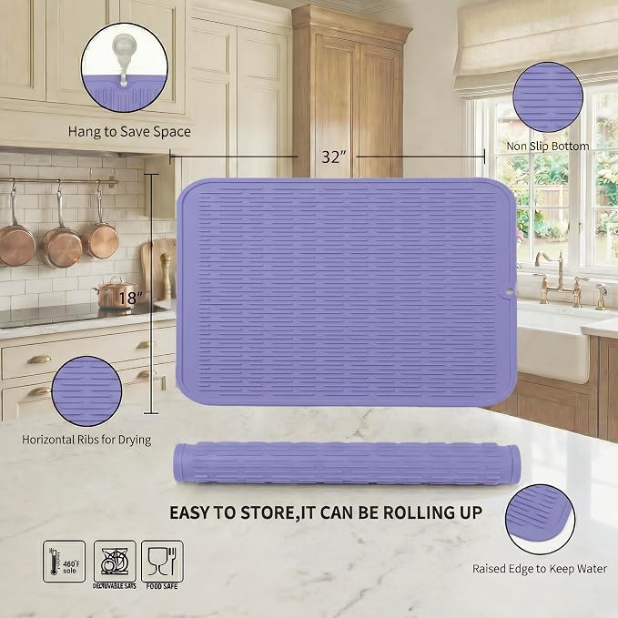 MicoYang Silicone Dish Drying Mat - Image 2