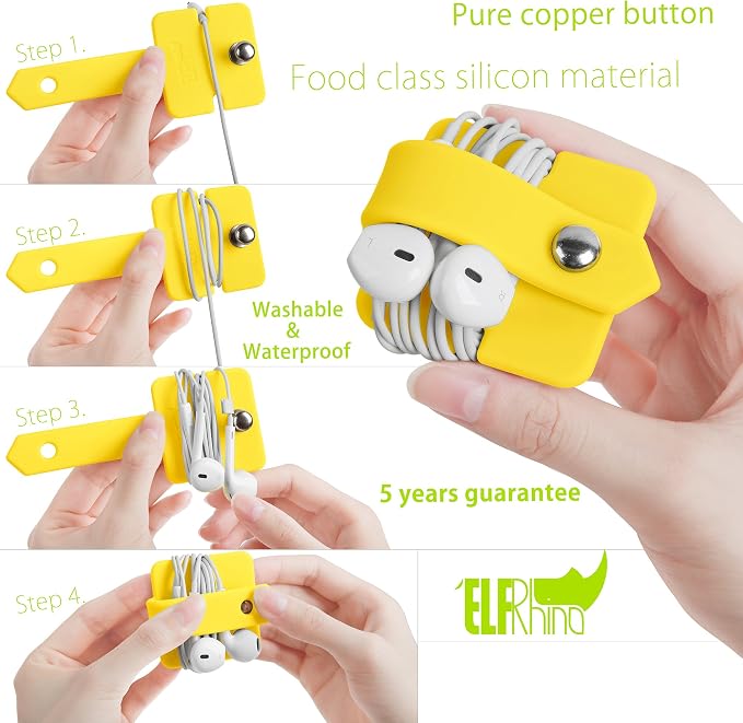 Portable Electronic Device Cover Cord Organizer - Image 6