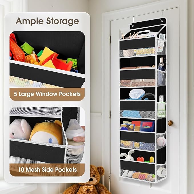 1Pack Over The Door Organizer Large Capacity Hanging Storage Room Organizer - Image 4