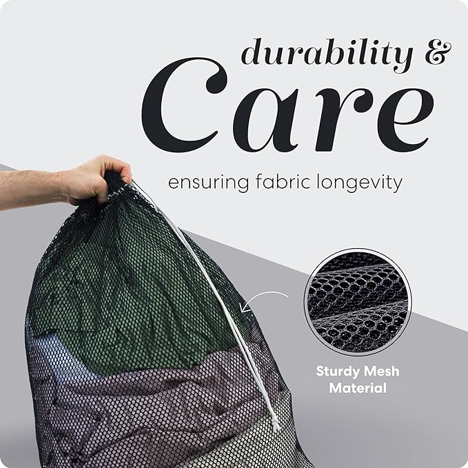 Handy Laundry Mesh XL Laundry Bag 24"x36" 2-Pack, Heavy Duty - Image 4