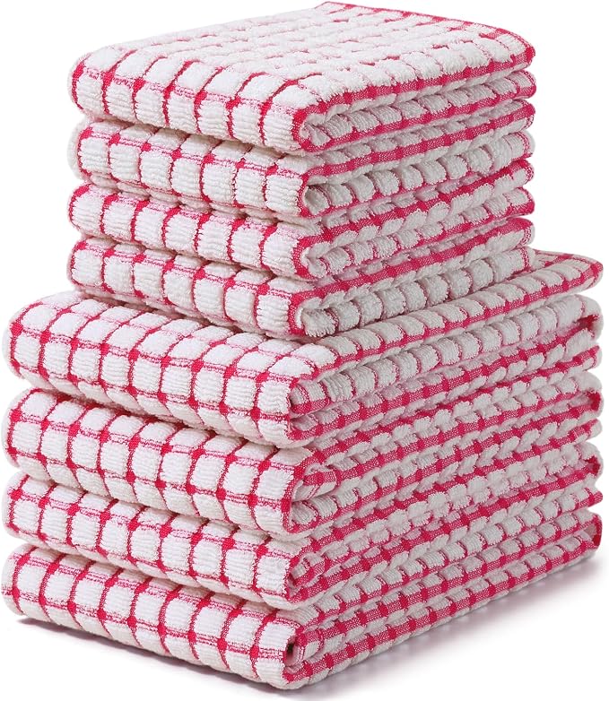 Homaxy Kitchen Towels and Dishcloths Set by Homaxy
