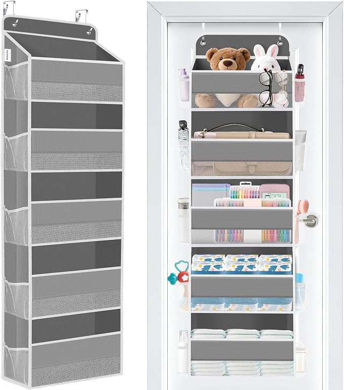 Over The Door Organizer Storage Large Capacity Hanging Bedroom Storage | 5 by WiseLife