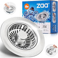 zaa 3 in 1 Kitchen Sink Drain Strainer Stopper Removable Basket Pop-Up by zaa