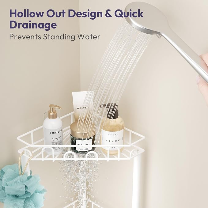SWTYMIKI Standing Shower Caddy Corner - Image 3